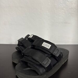 Suicoke Black Strap Sandals